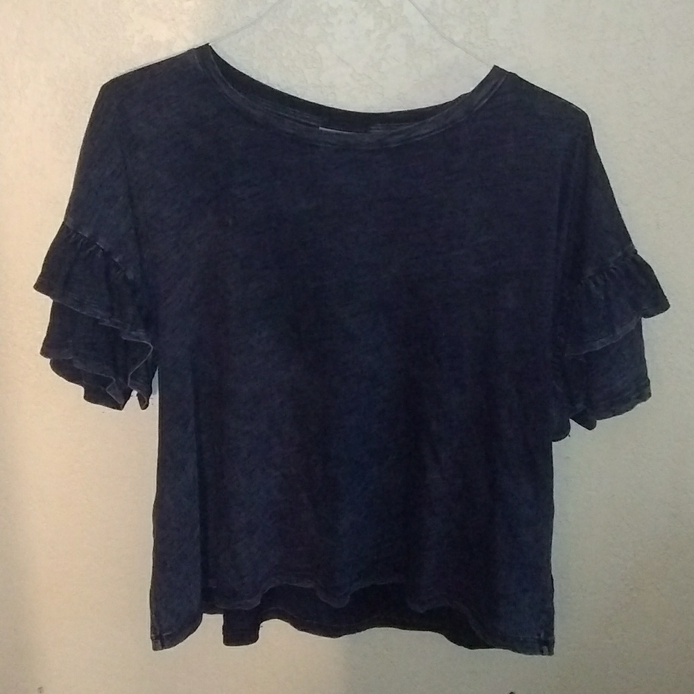 Navy Blue Blouse